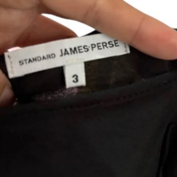 James Perse black tank mini dress size 3 - Picture 4 of 6